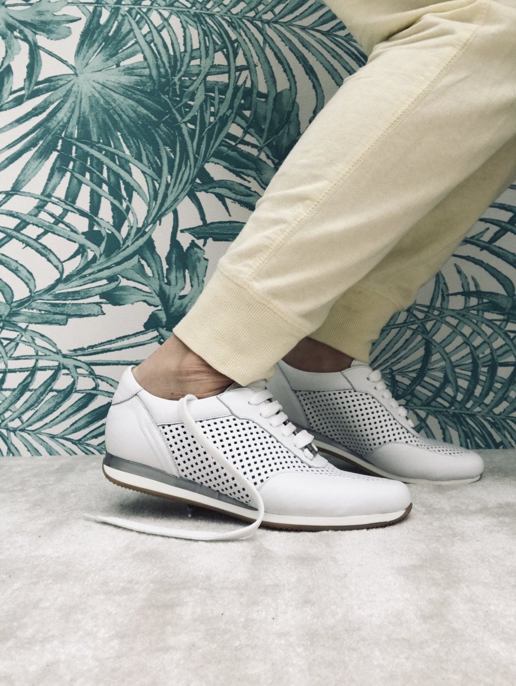 Beril blanc cuir Beril blanc cuir
