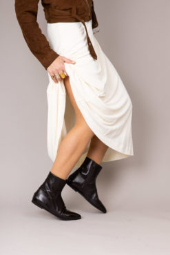 bottines cuir femme brun marron