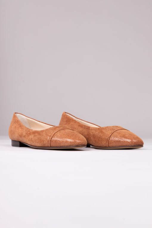 ballerine cognac