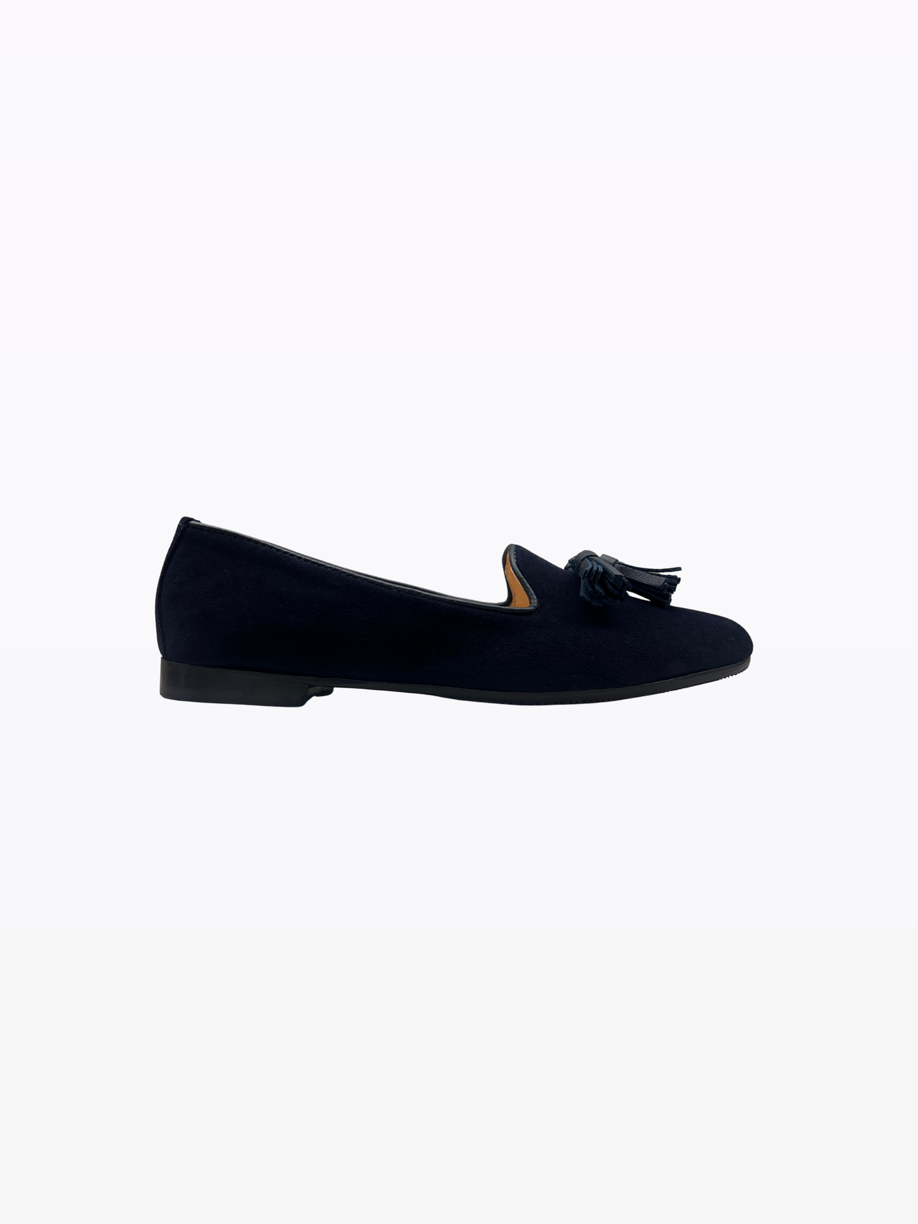 vinci navy suede