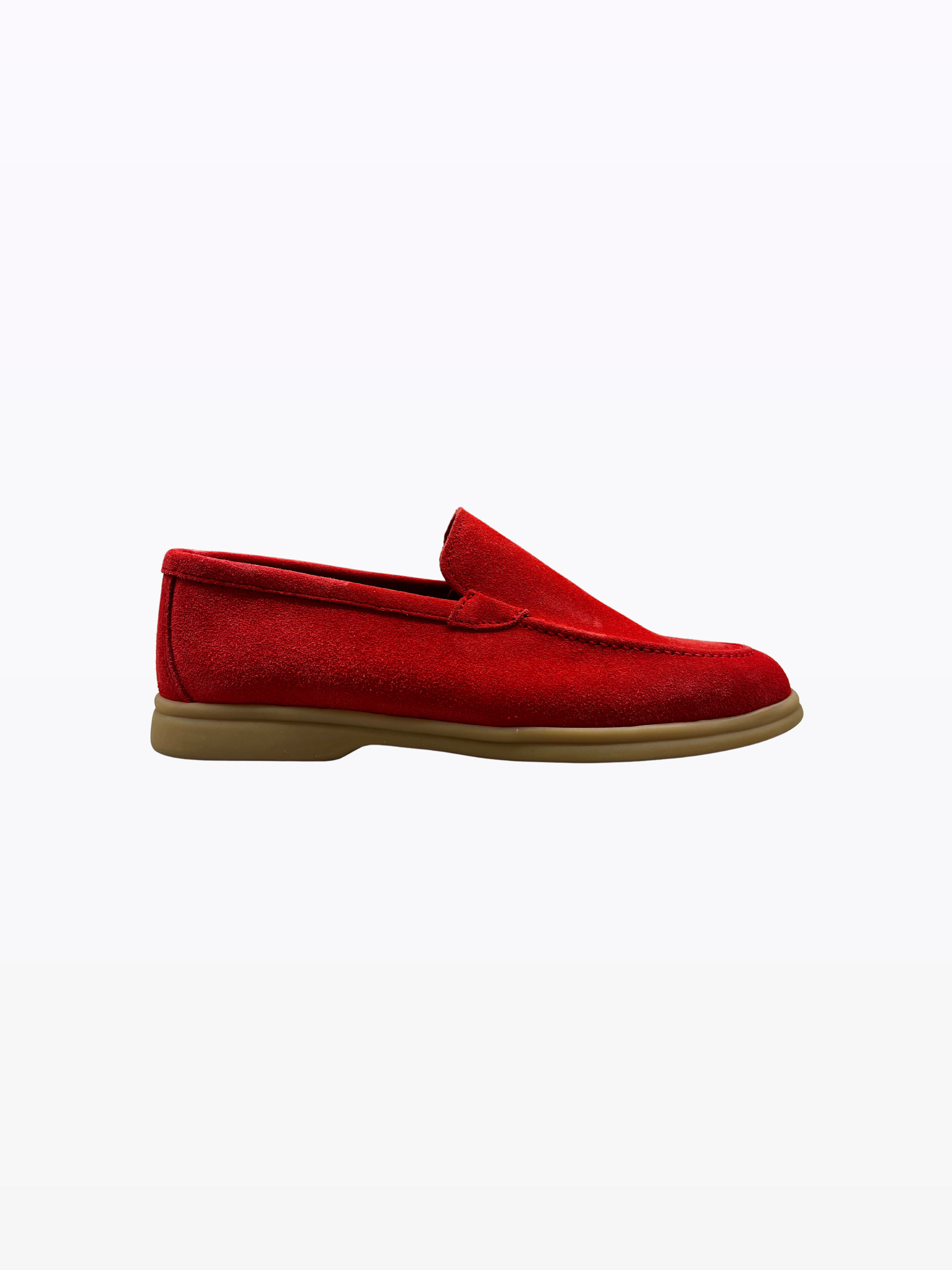 lora red suede