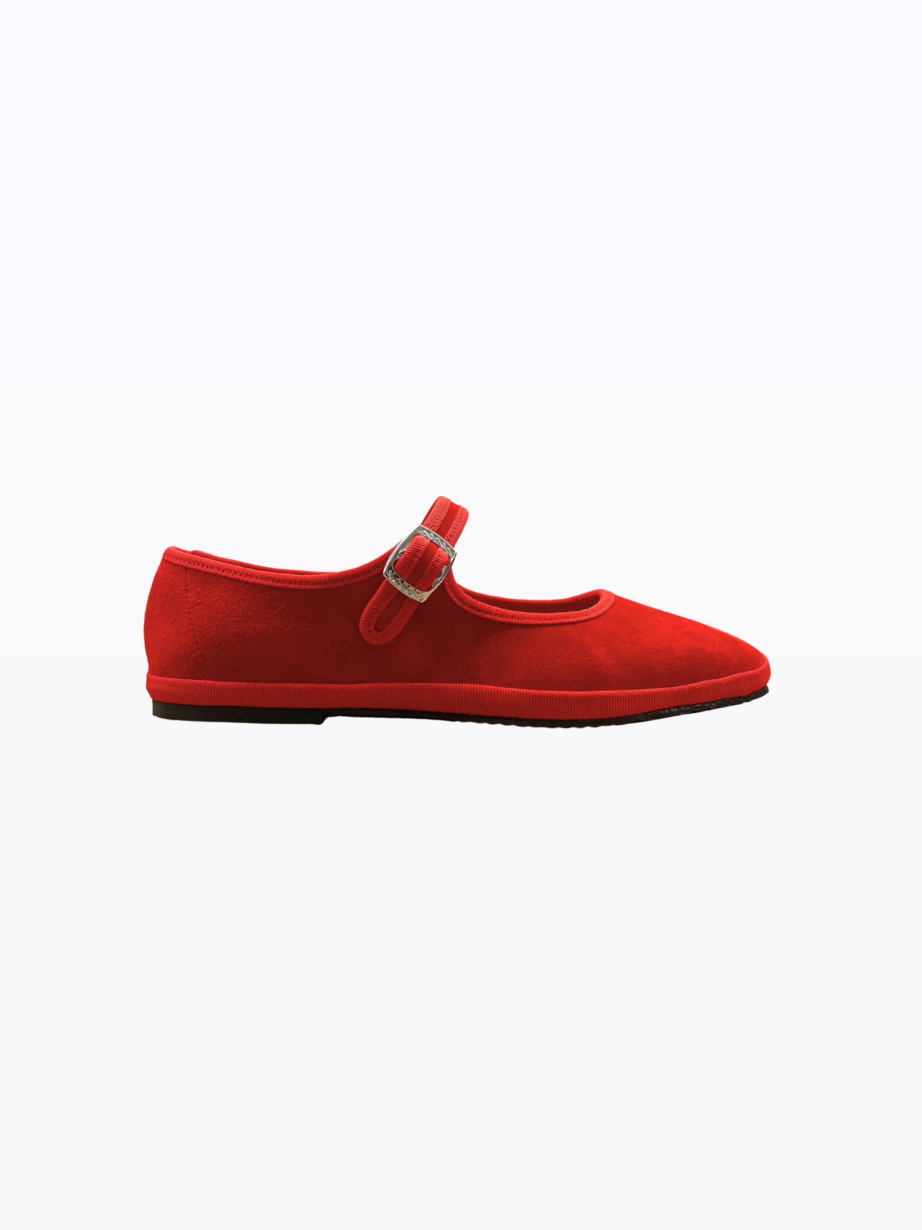lou red suede