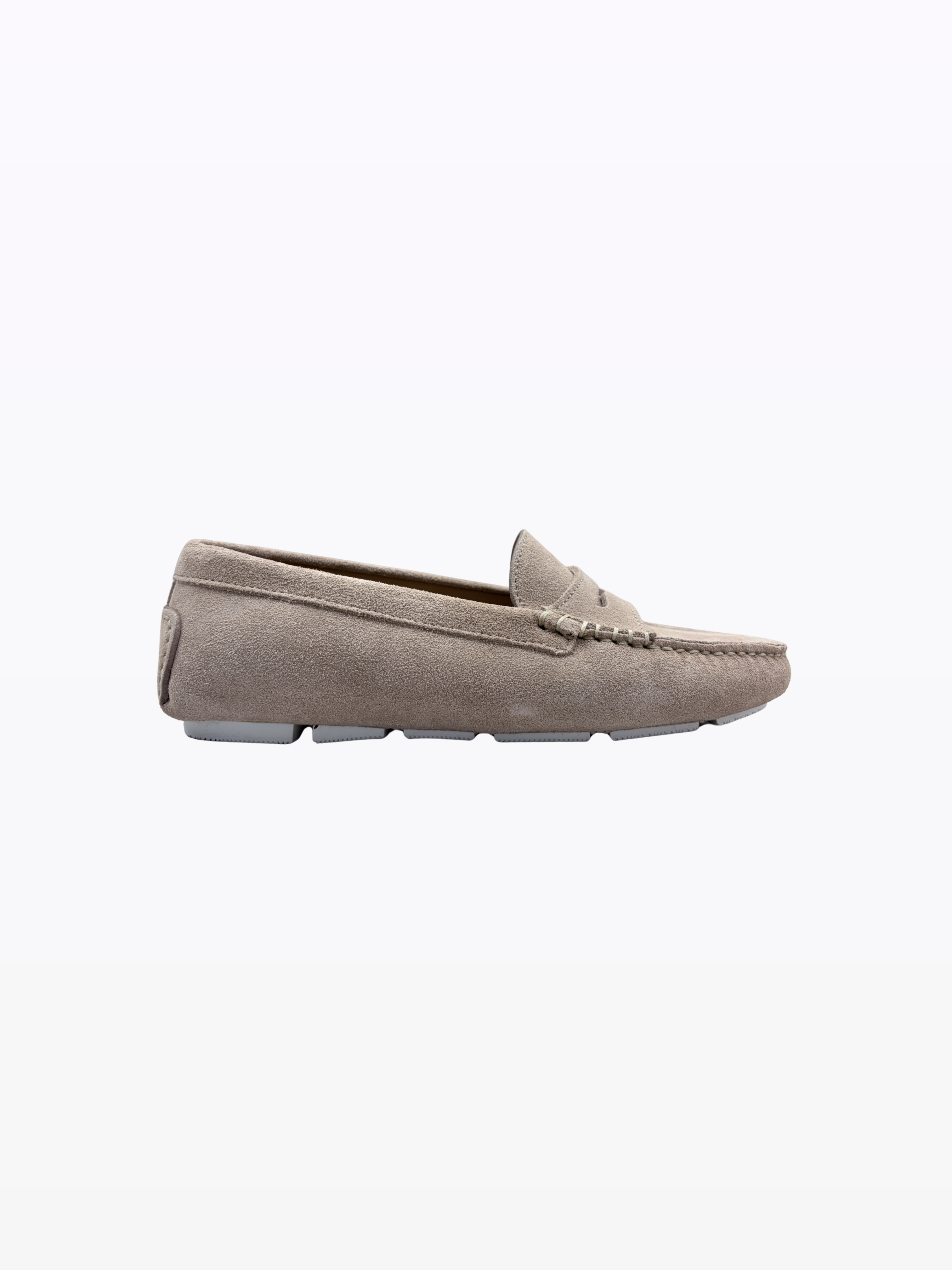 Calvin beige conchiglia suede