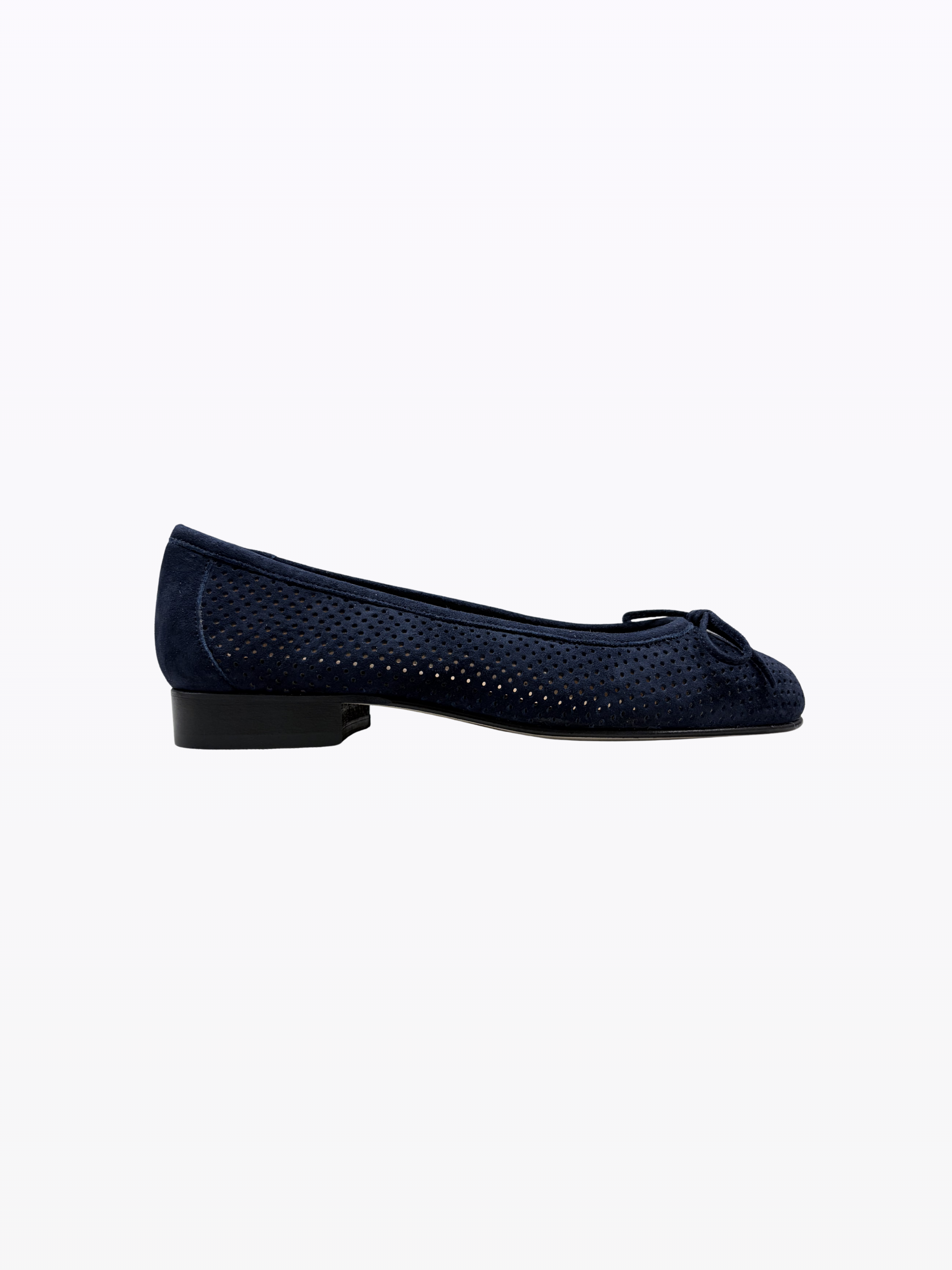 biz navy suede
