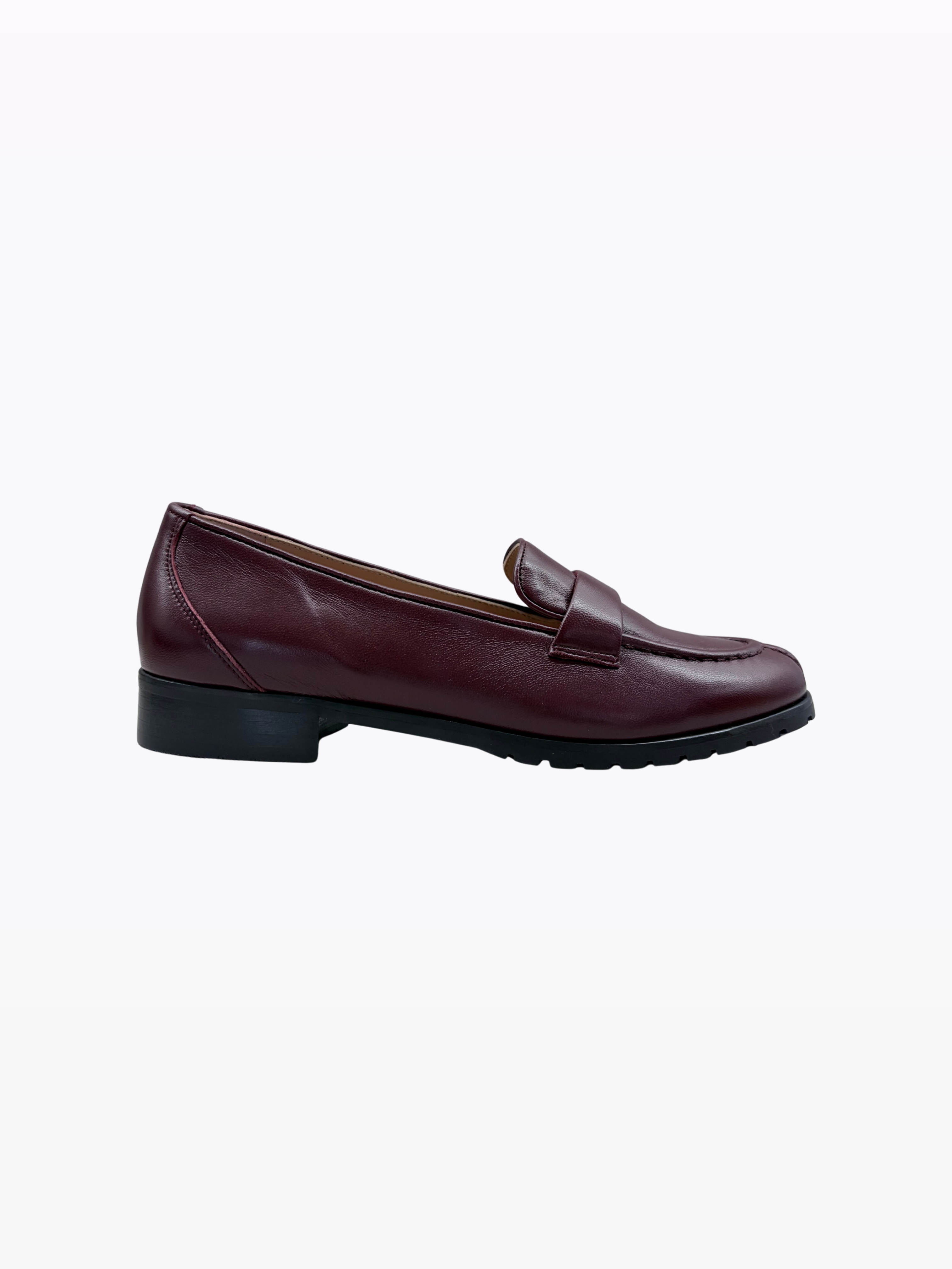 paline burgundy leather