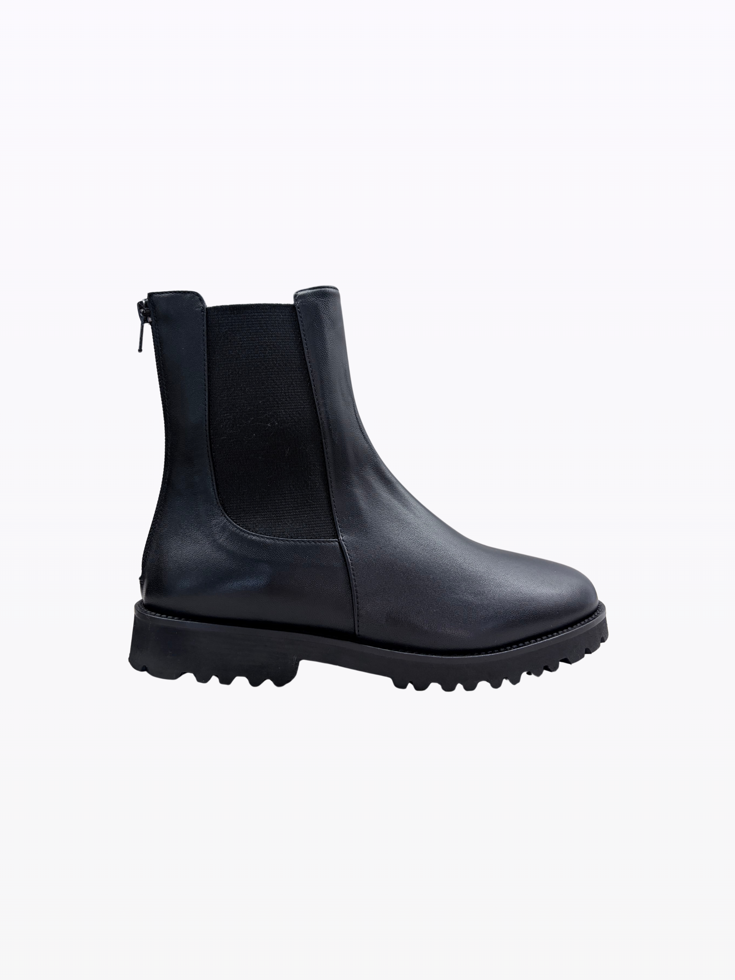 rock black leather